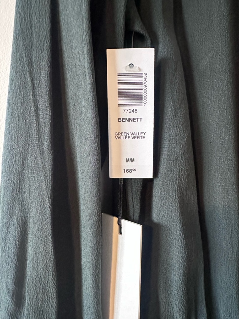 Babaton Bennet Dress in Green Valley, Size M - Picture 2 of 7